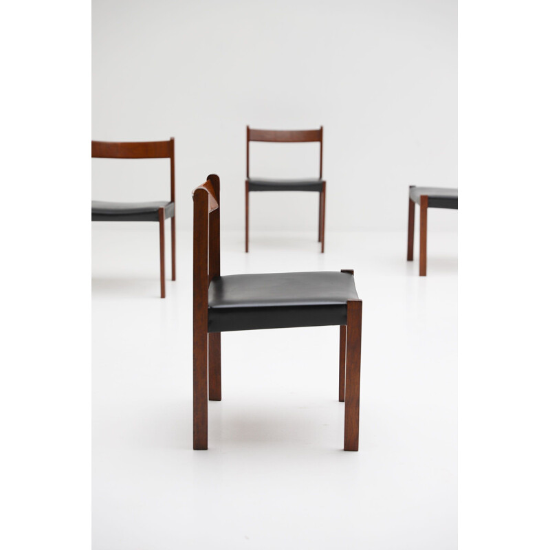 Set of 5 vintage dining chairs by Alfred Hendrickx for Belform, 1970s 