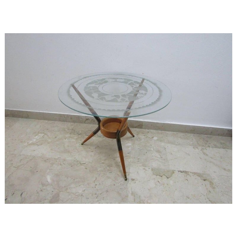 Vintage coffee table Paolo Buffa, 1940s