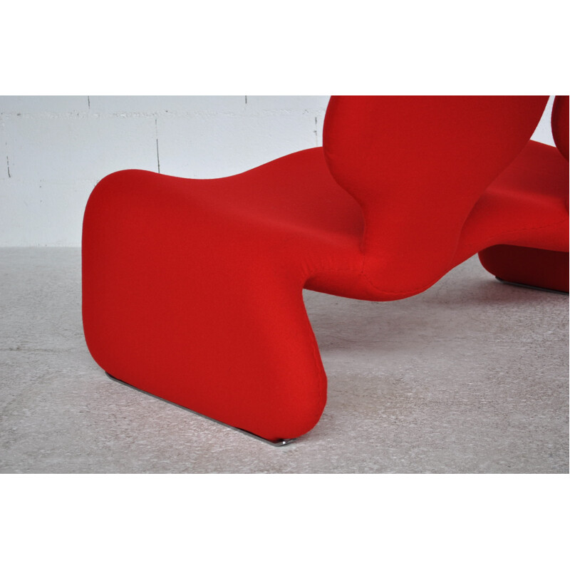 Airbone Djinn 2-seater sofa in steel, Olivier MOURGUE - 1970s