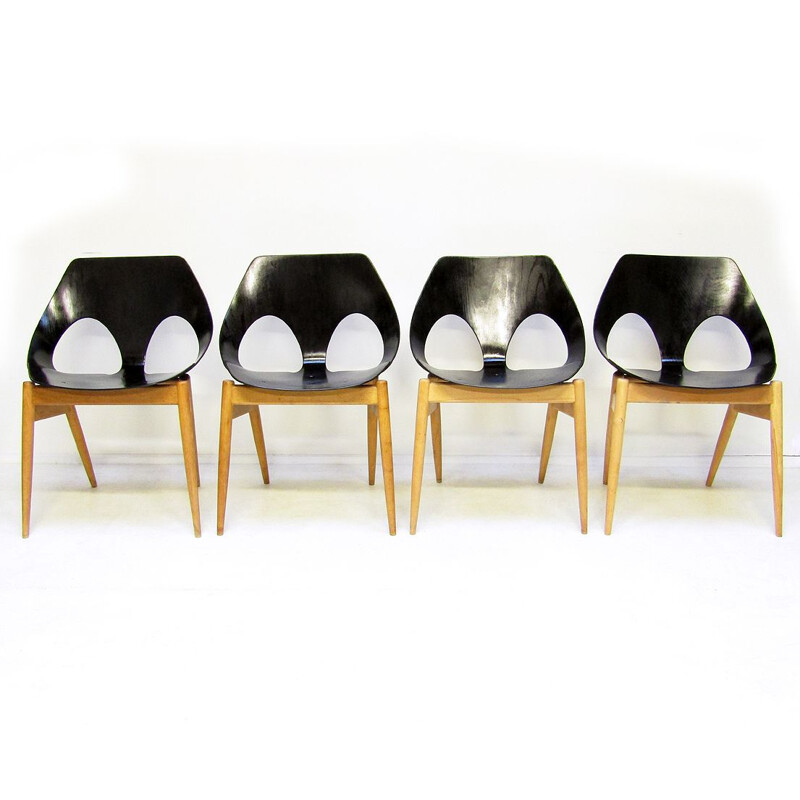 Set of 4 Jason Dining Chairs by Carl Jacobs for Kandya