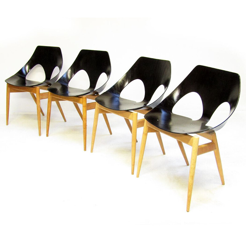 Set of 4 Jason Dining Chairs by Carl Jacobs for Kandya