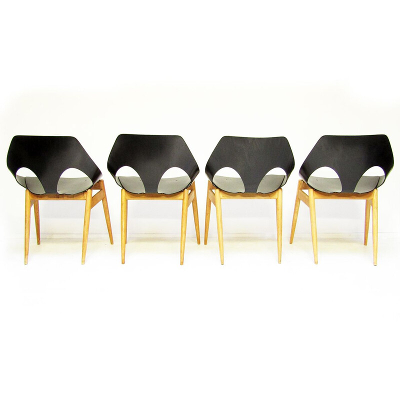 Set of 4 Jason Dining Chairs by Carl Jacobs for Kandya
