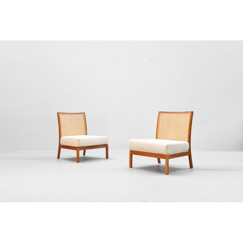 Pair of vintage Danish armchairs, 1980