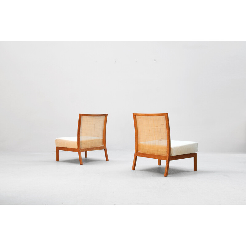 Pair of vintage Danish armchairs, 1980