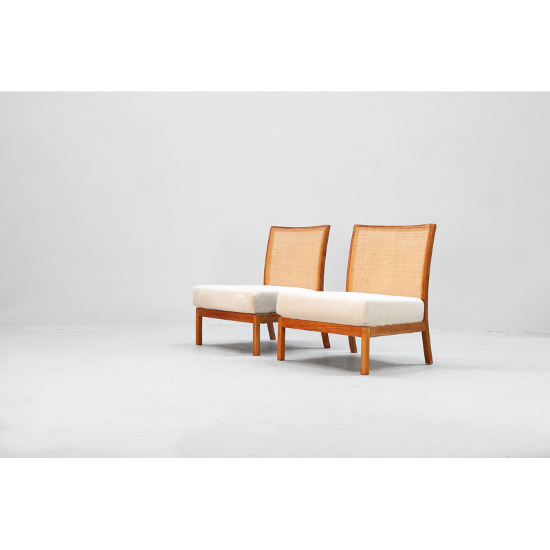 Pair of vintage Danish armchairs, 1980