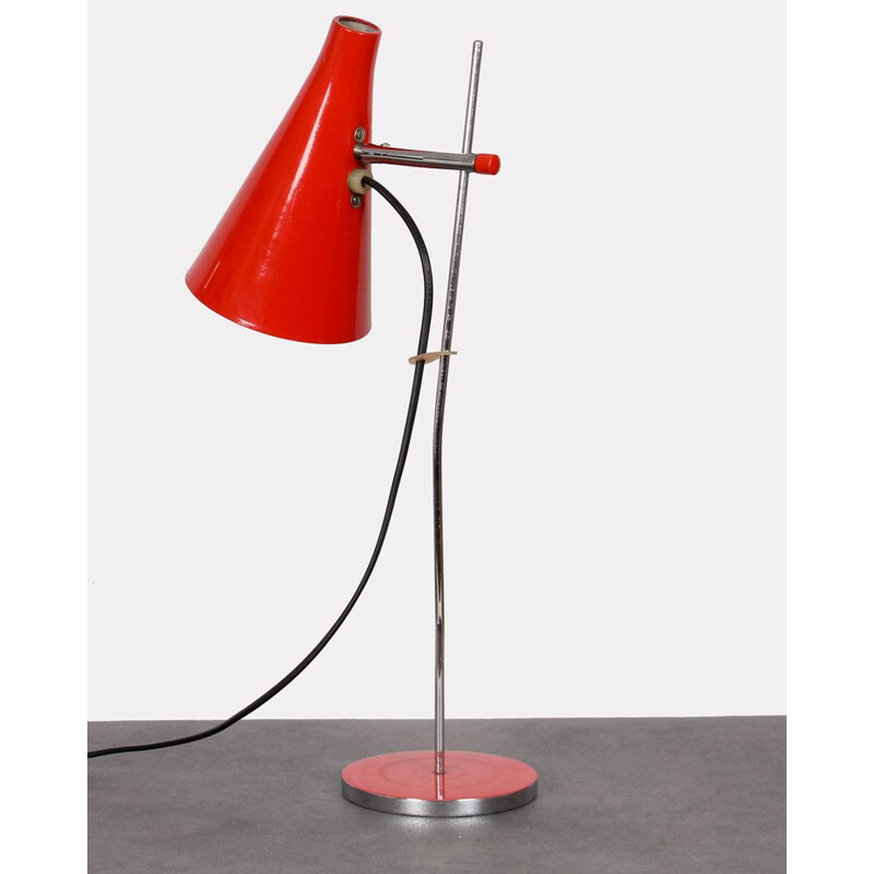 Lampe de table vintage par Josef Hurka pour Lidokov, Tchécoslovaquie