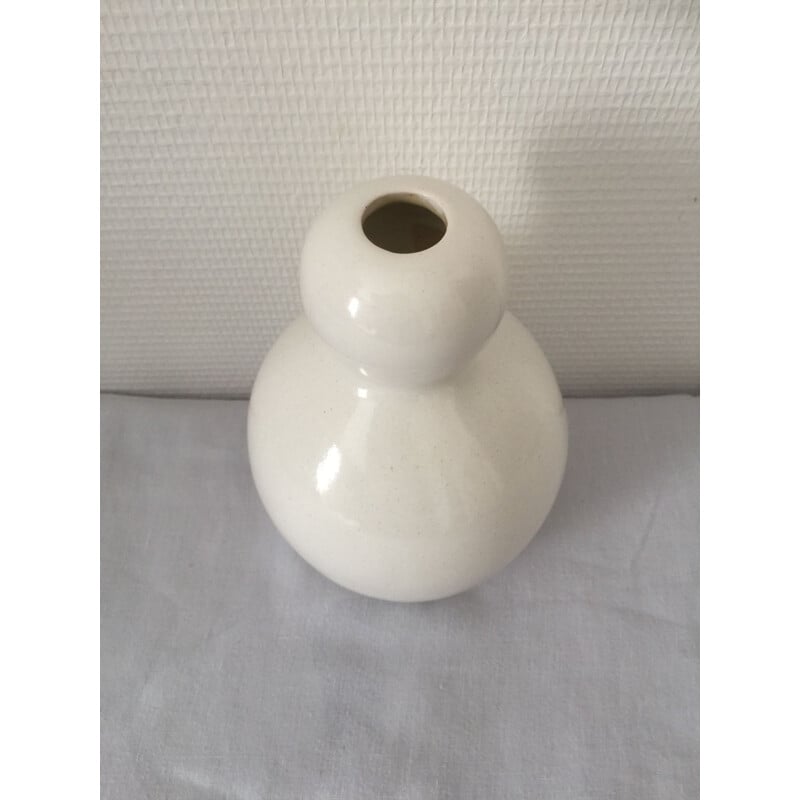 Vintage ceramic vase by Haans Jam, Amsterdam, 1970s