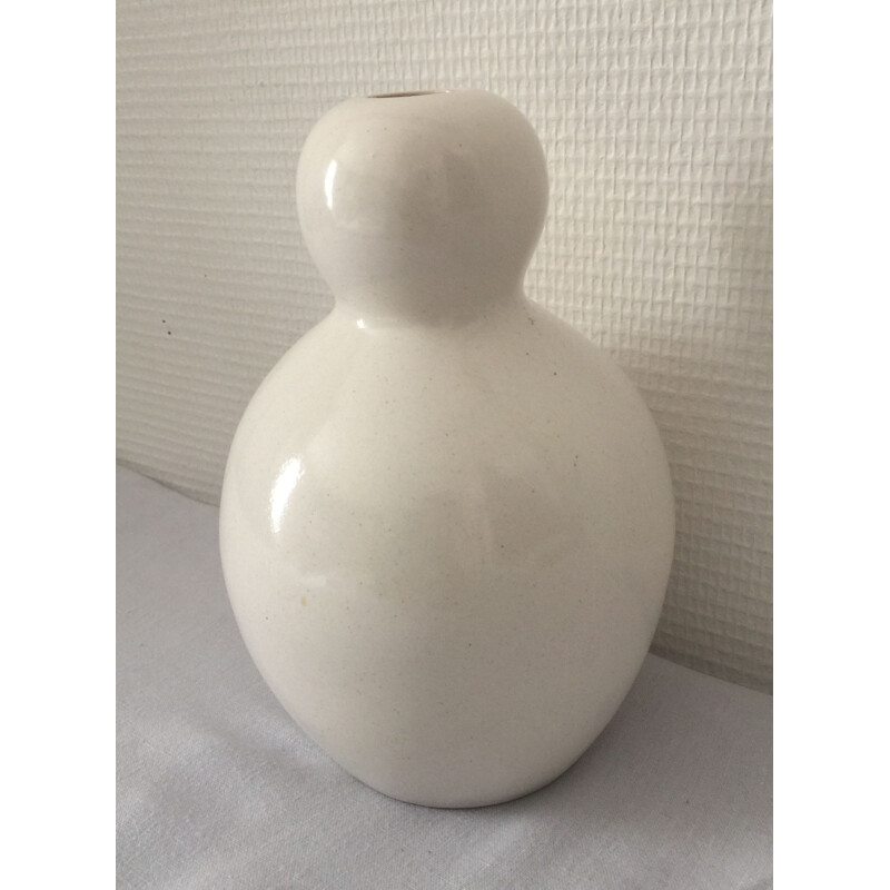 Vintage ceramic vase by Haans Jam, Amsterdam, 1970s