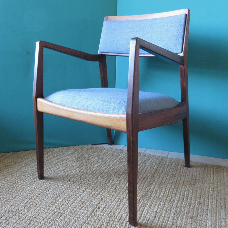 Vintage rosewood office chair. Denmark, 1960s