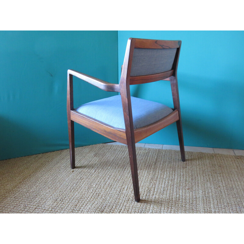 Vintage rosewood office chair. Denmark, 1960s