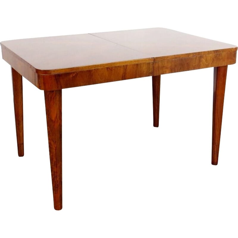 Vintage extendable Dining table by Jindrich Halabala 1940