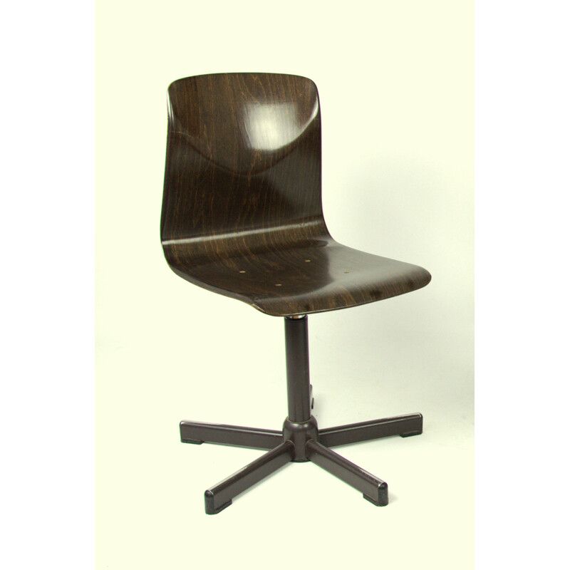 Chaise de bureau ajustable vintage par Adam Stegner pour Flototto, 1960