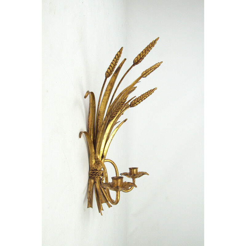 Vintage brass candleholder, 1960s