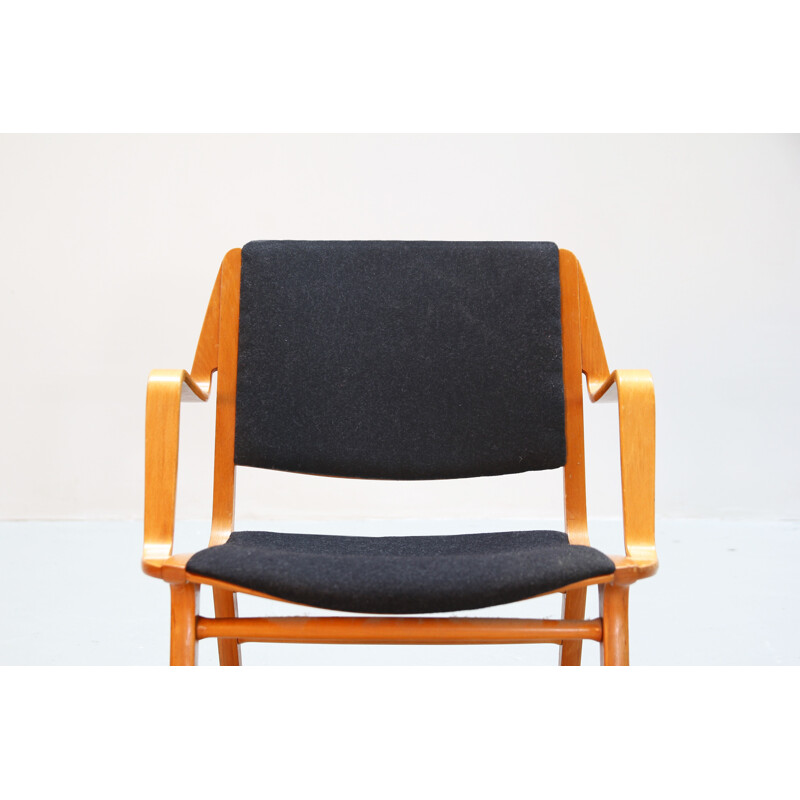 Set of 2 vintage armchairs by Peter Hvidt & Orla Mølgaard for Fritz Hansen, Denmark, 1960s