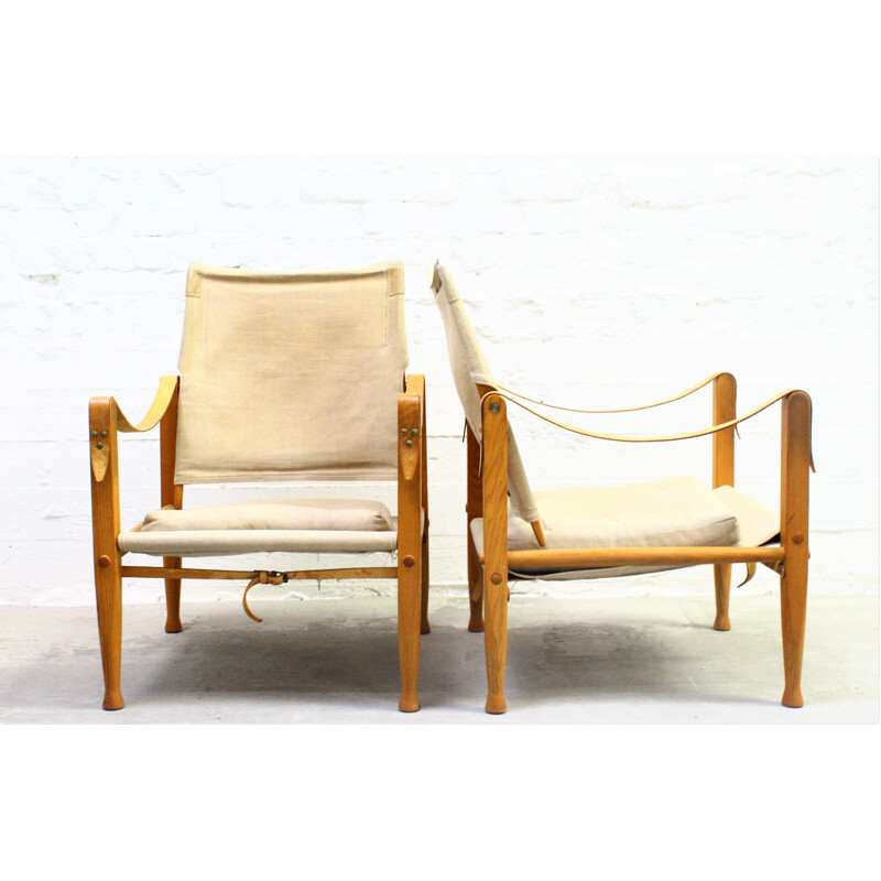  Pair of vintage armchairs by Kaare KLint for Carl Hansen & Son