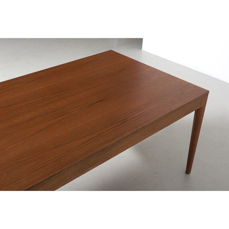 Vintage "diplomat" desk in teak for France & Son, 1950s