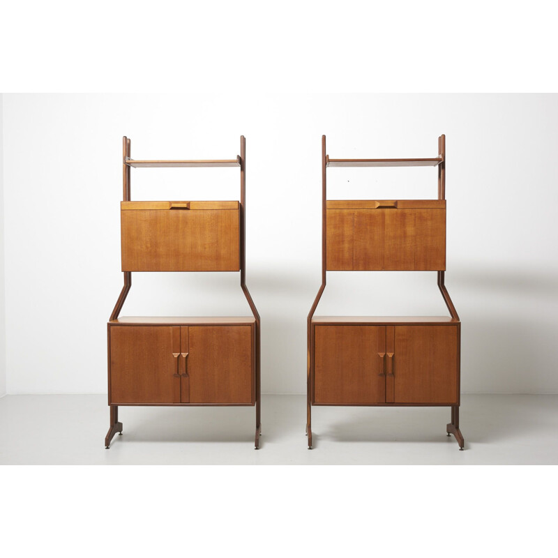 Vintage pair of shelving units, 1960s