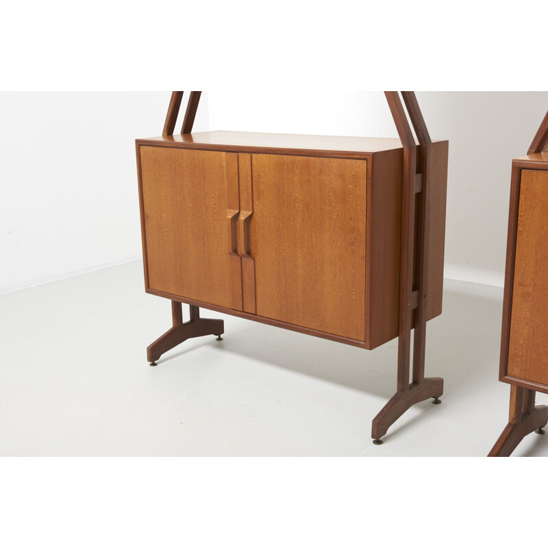 Vintage pair of shelving units, 1960s