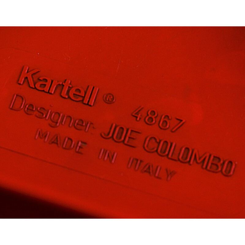 Vintage stackable chair by Joe Colombo for Kartell