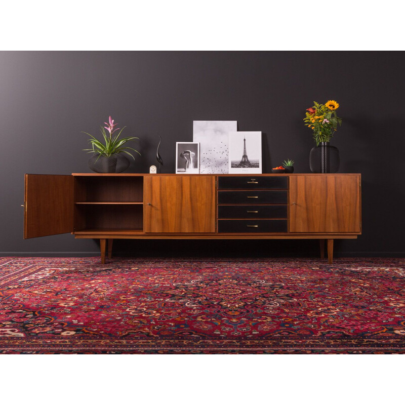 Vintage walnut sideboard from the 1960s