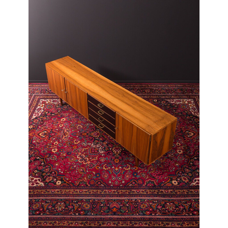 Vintage walnut sideboard from the 1960s