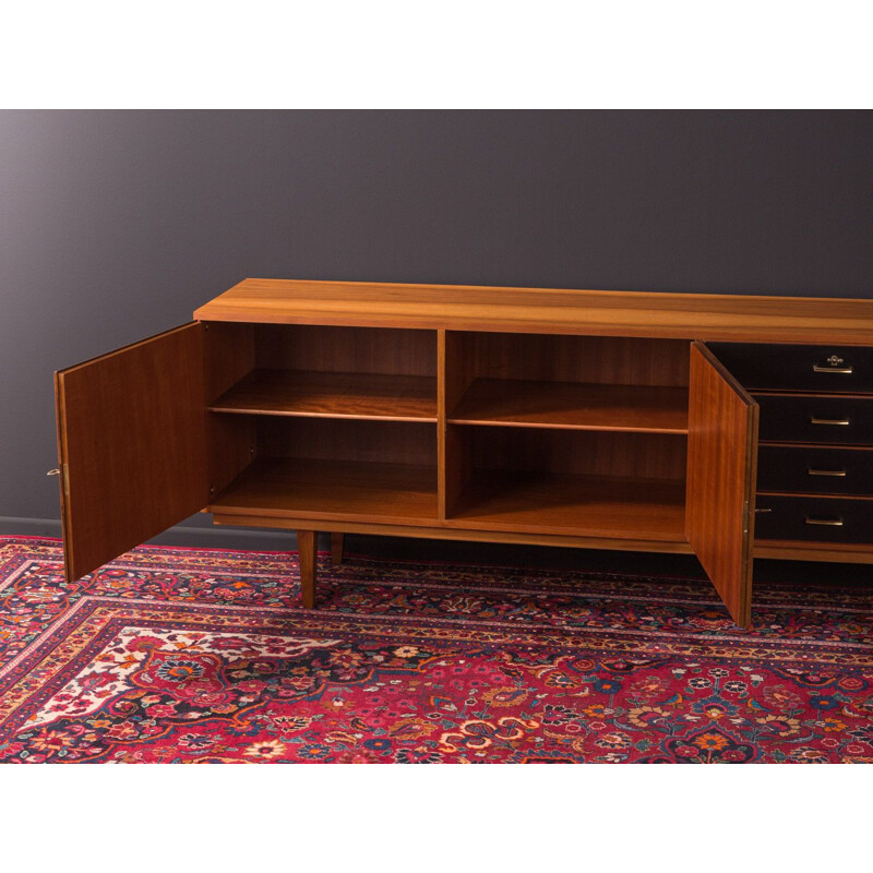 Vintage walnut sideboard from the 1960s