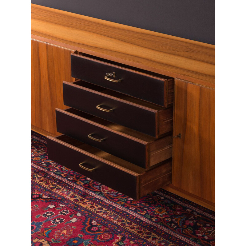 Vintage walnut sideboard from the 1960s