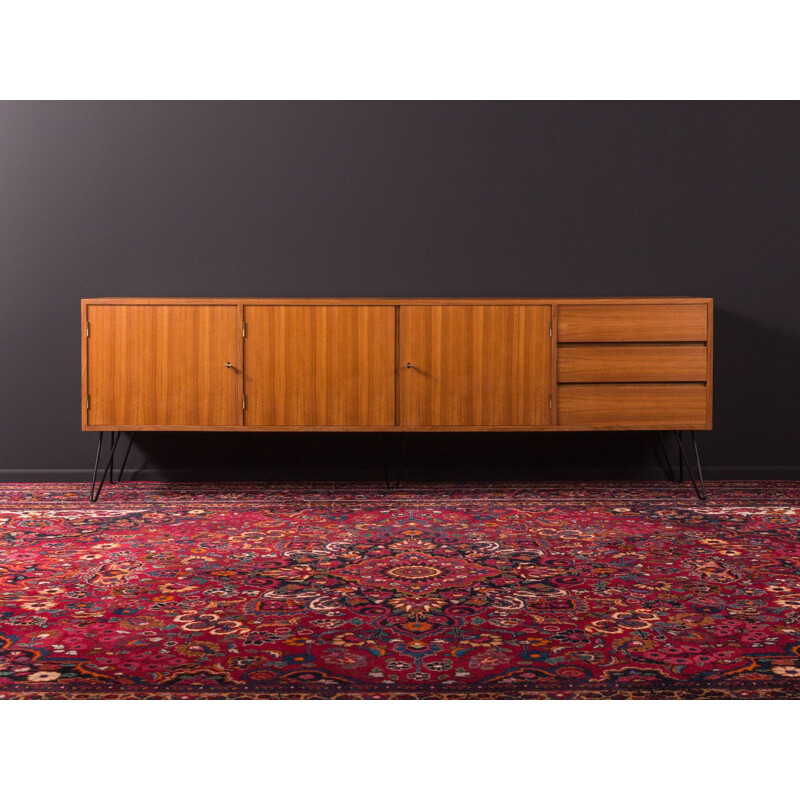 Vintage walnut sideboard, 1960s