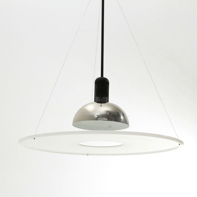 Vintage "Frisbi" hanging lamp by Achille Castiglioni for Flos, 1970s