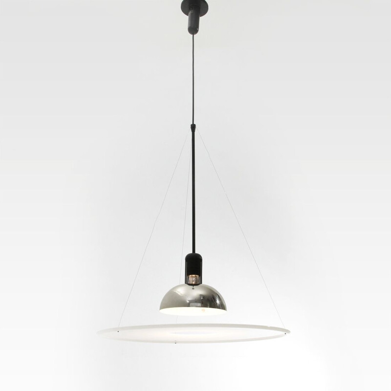 Vintage "Frisbi" hanging lamp by Achille Castiglioni for Flos, 1970s