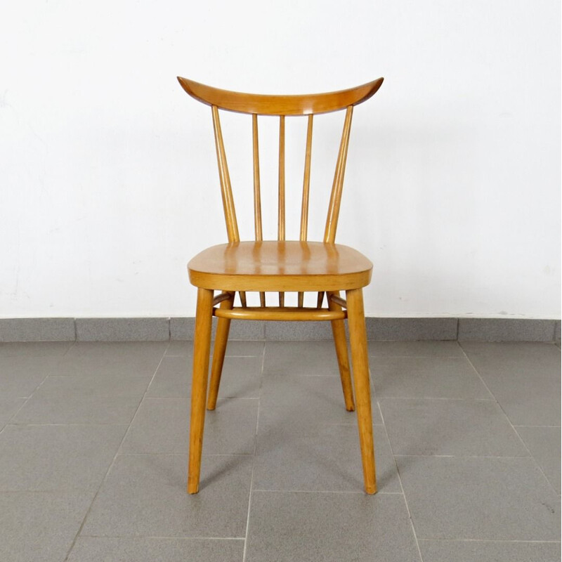 4 vintage dining chairs by Frantisek Jirak 1960s 