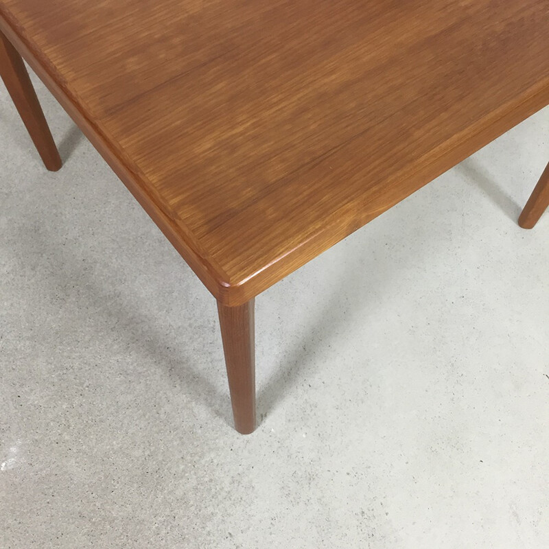 Vintage Scandinavian Velje Mobelfabrik side table in teak, Henning KJAERNULF - 1960s