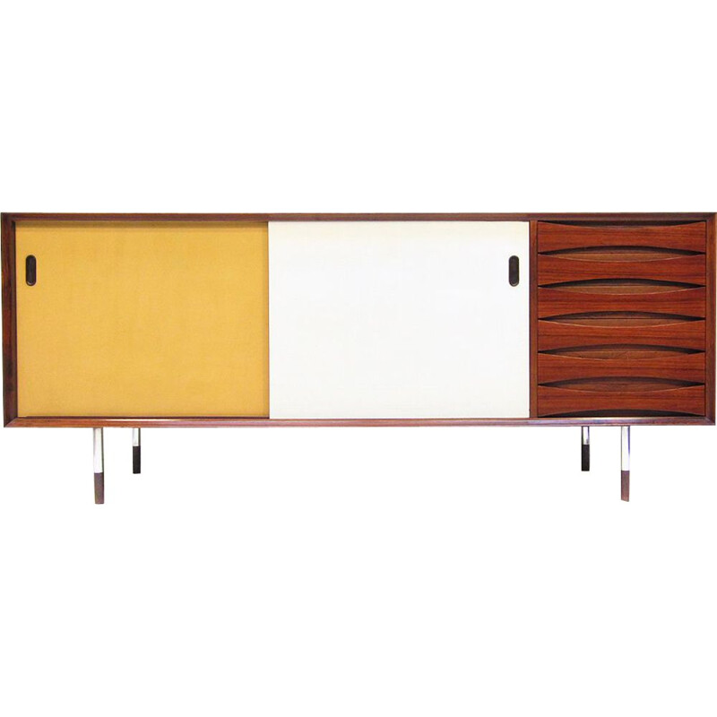 Danish vintage sideboard in rosewood by Arne Vodder, model 29, 1960s