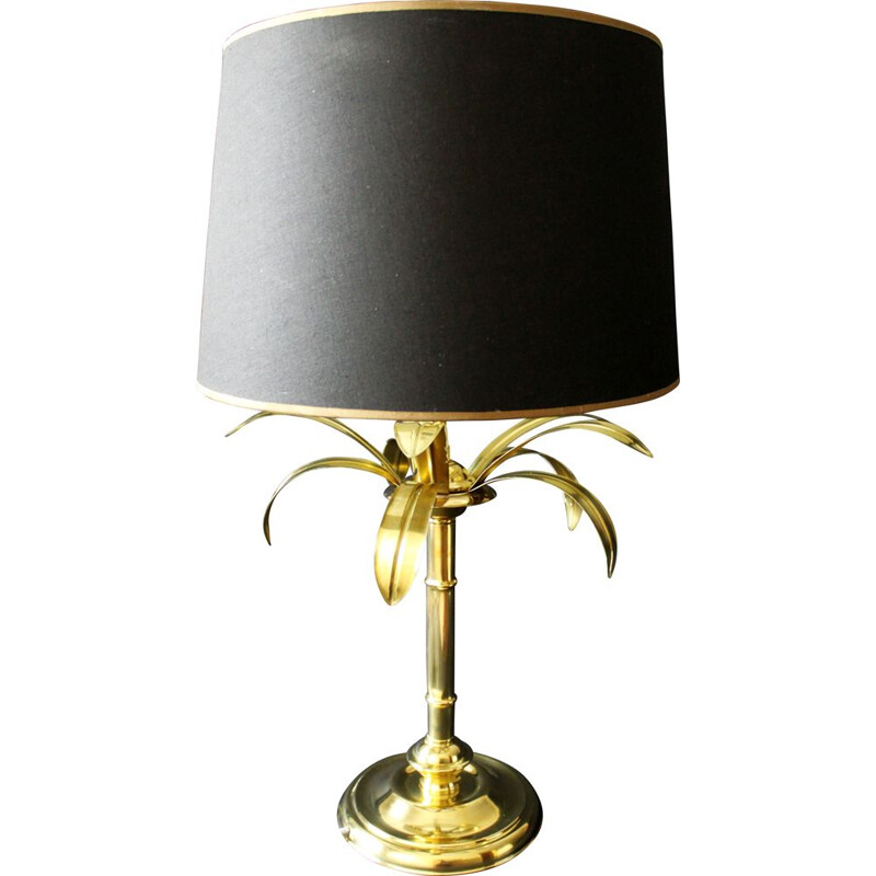 Lampe vintage en bambou - hollywood style
