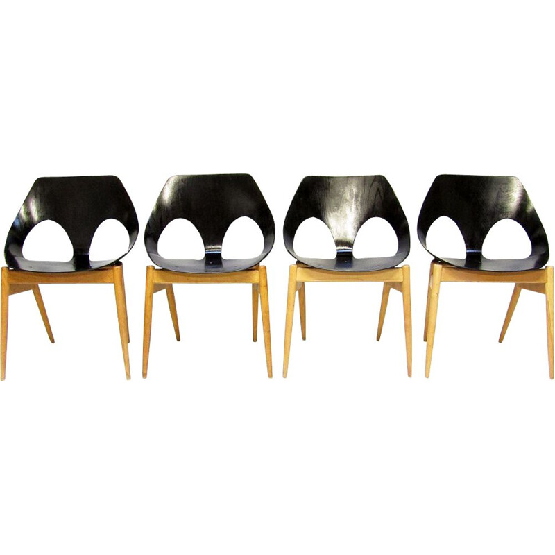 Set of 4 Jason Dining Chairs by Carl Jacobs for Kandya