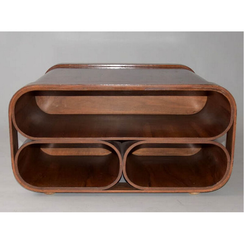 Mesa de centro vintage de Jan Boan para Thonet, Checoslovaquia 1972