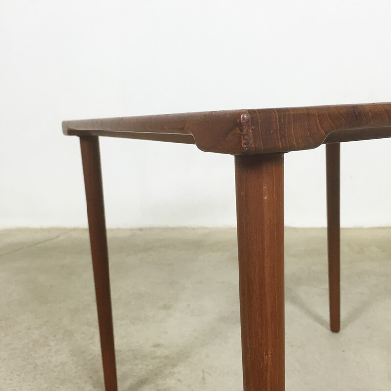 Scandinavian vintage France & Son side table in teak - 1960s