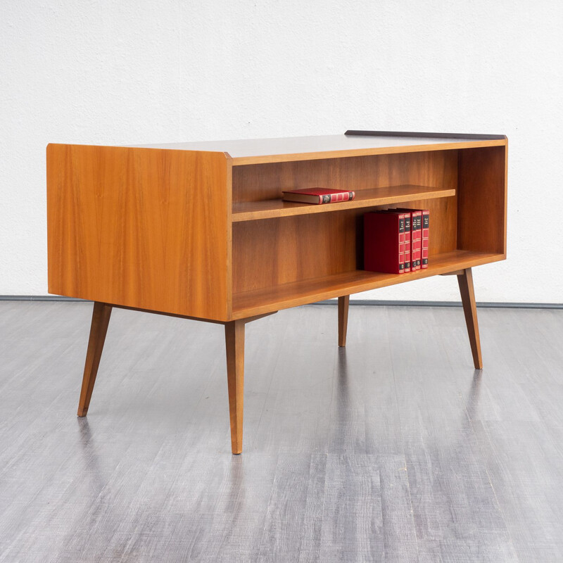 Vintage walnut desk, 1950s