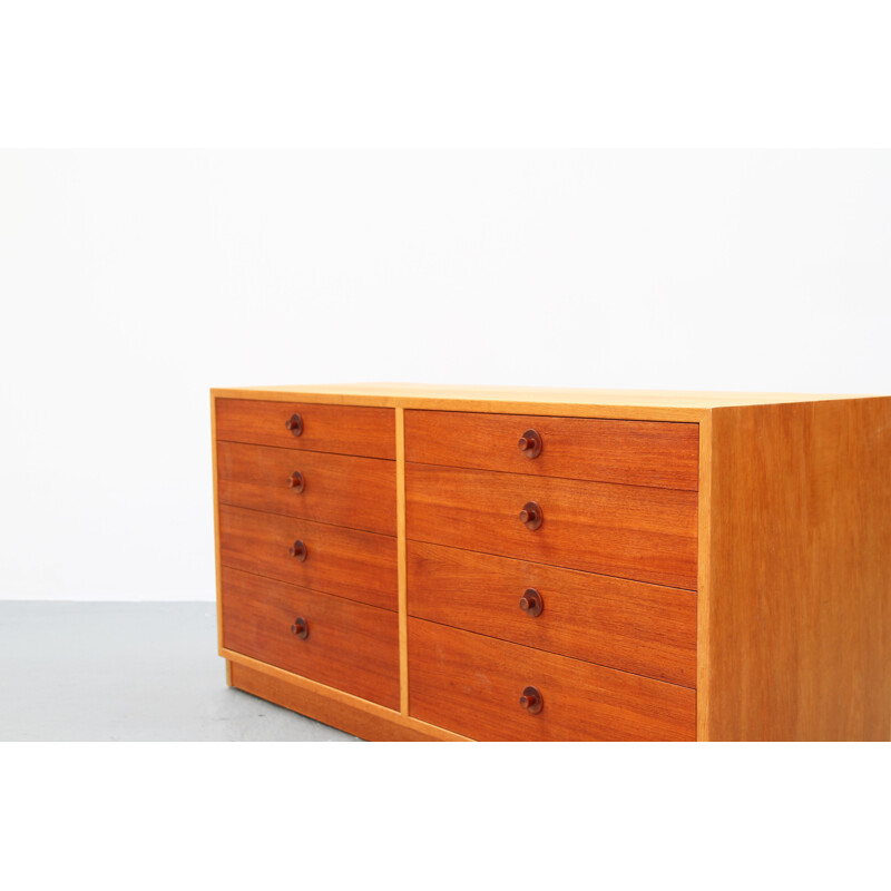 Vintage oak sideboard by Hans J. Wegner for Ry Møbelfabrik, 1960s