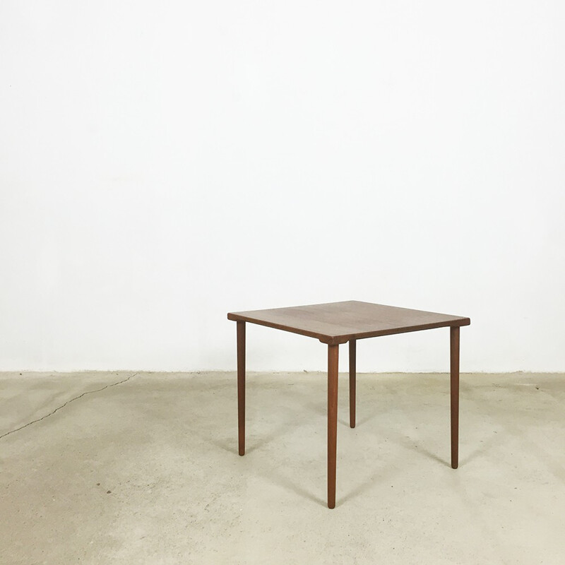 Scandinavian vintage France & Son side table in teak - 1960s