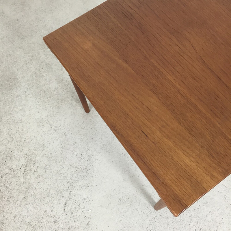 Scandinavian vintage France & Son side table in teak - 1960s