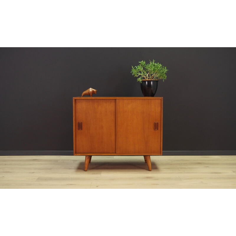 Small vintage sideboard in teak, Denmark, 1960-70s