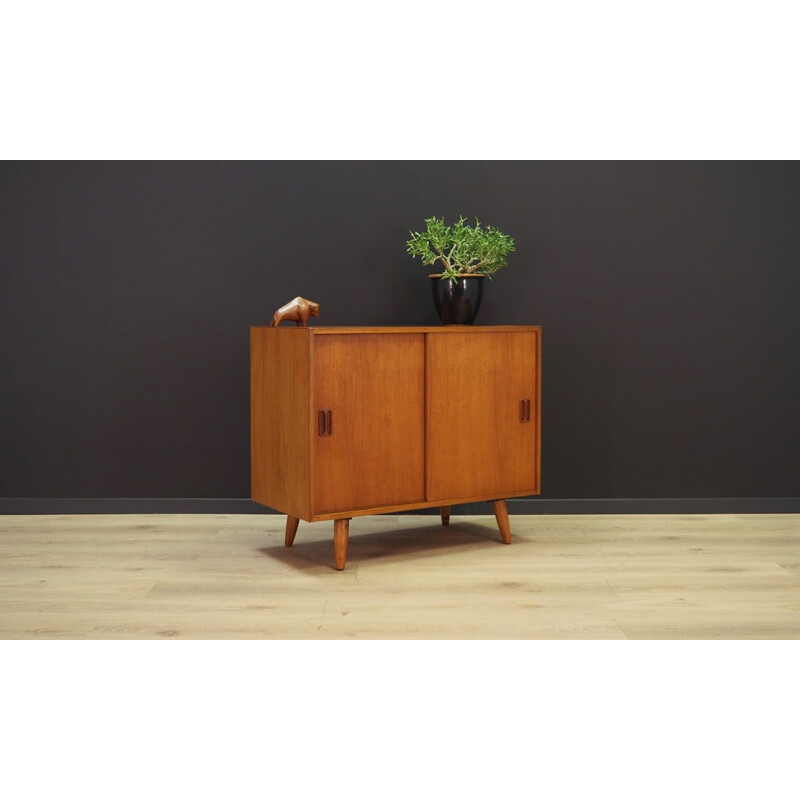 Small vintage sideboard in teak, Denmark, 1960-70s