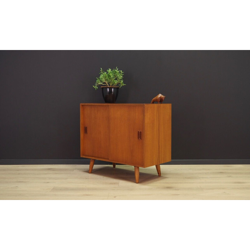 Small vintage sideboard in teak, Denmark, 1960-70s