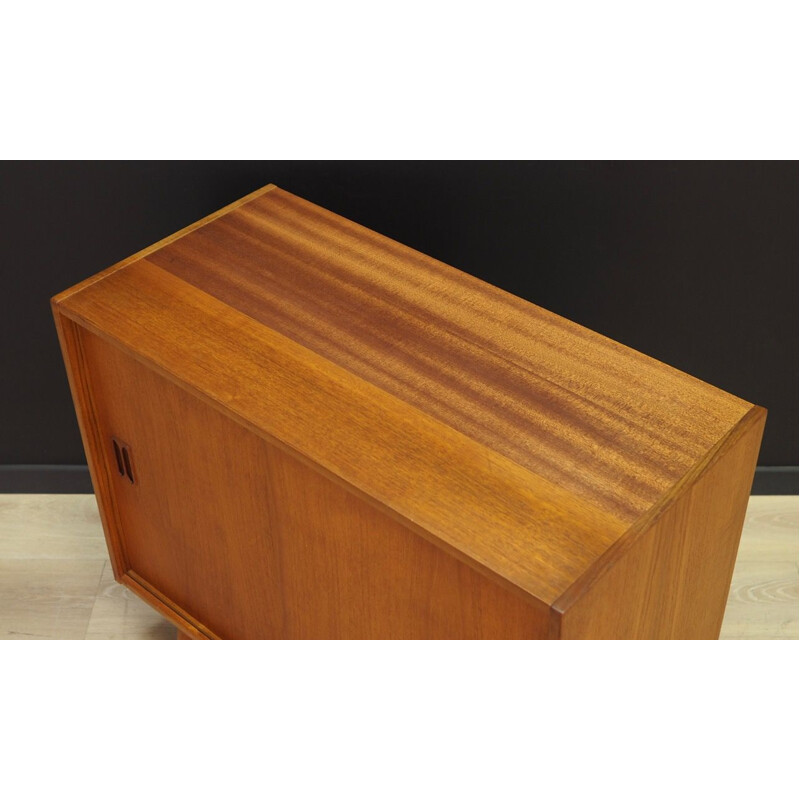 Small vintage sideboard in teak, Denmark, 1960-70s