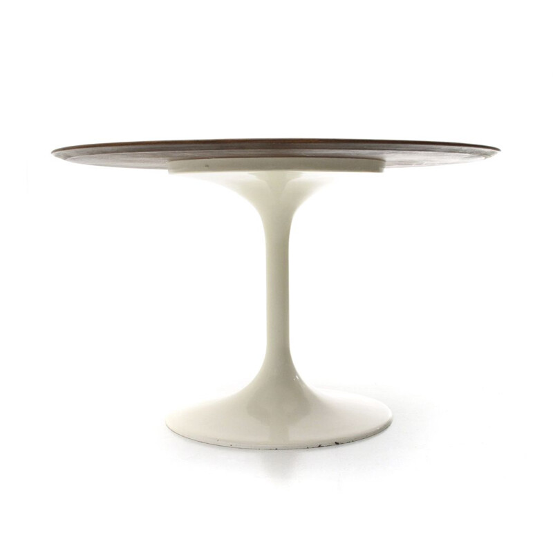 Vintage round top tulip dining table, Italy, 1960s
