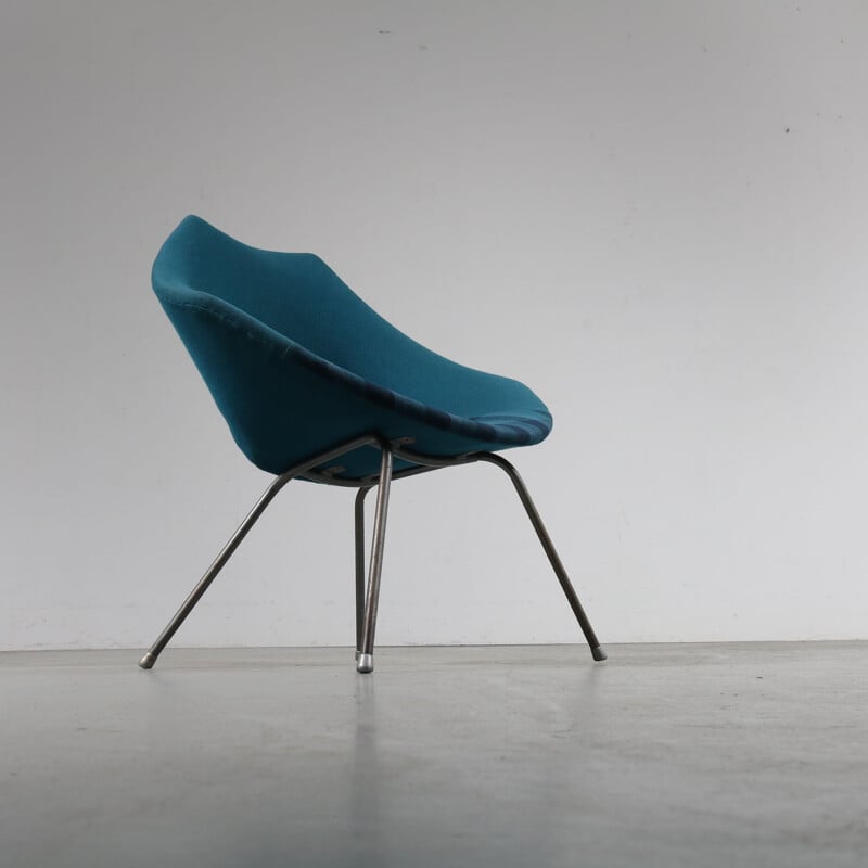 Vintage "Easy Chair" by Augusto Bozzi for Saporiti, Italy, 1950s