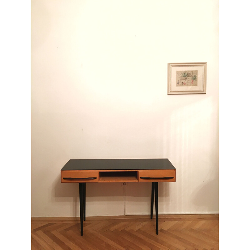 Vintage desk or dressing table by Mojmir Pozar for UP Zavody, 1960s