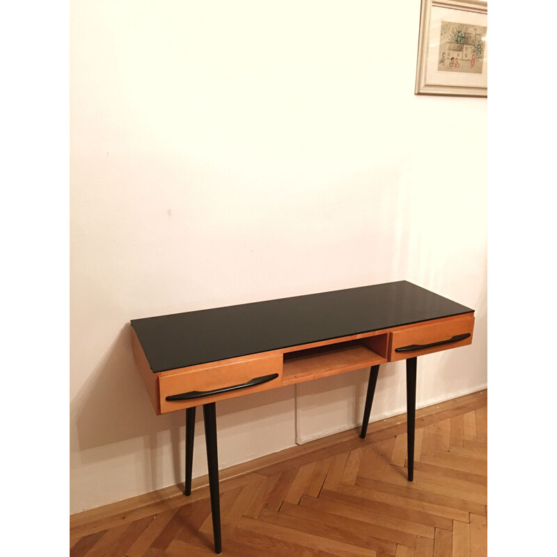 Vintage desk or dressing table by Mojmir Pozar for UP Zavody, 1960s