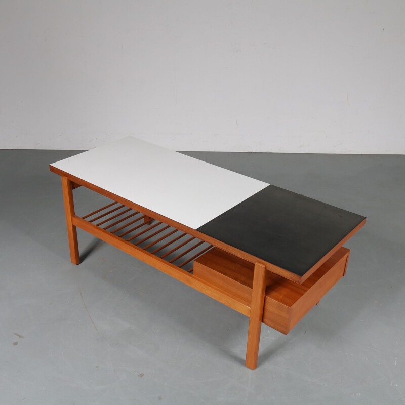 Vintage coffee table by Jos de Mey  for Van Den Berghe-Pauvers, Belgium, 1950s